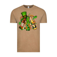 Vintage Coffee st patrick's beers flags and hat Vintage Tee - AdoDesignShop
