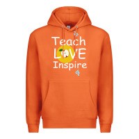Carrot teach love inspire Premium Hoodie - Bettercallsaul