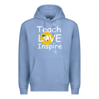 Colony Blue teach love inspire Premium Hoodie - Bettercallsaul