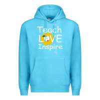 Ocean Blue teach love inspire Premium Hoodie - Bettercallsaul