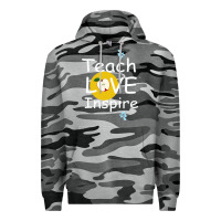 Slate Camo teach love inspire Premium Hoodie - Bettercallsaul