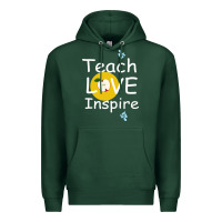 Sports Green teach love inspire Premium Hoodie - Bettercallsaul