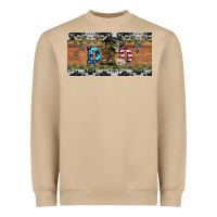 Mushroom soldier dad license  plate Heavyweight Sweatshirt - Artiststas