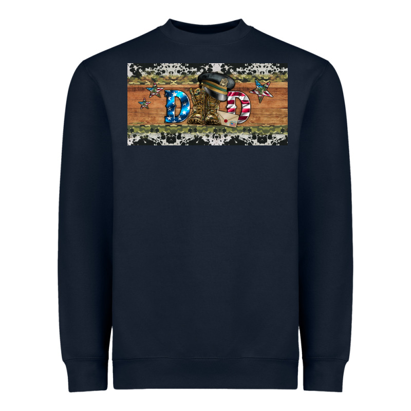 Soldier Dad License  Plate Heavyweight Sweatshirt by Artiststas | Teevron
