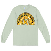 Matcha Childhood cancer awareness rainbow Long Sleeve Tee - Jasminsmagicworld