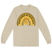 Mushroom Childhood cancer awareness rainbow Long Sleeve Tee - Jasminsmagicworld