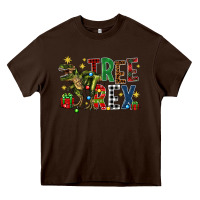 Chocolate Brown tree rex coffee drink Heavy Core Tee - Zillion Design Studio