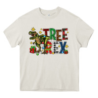 Cream tree rex coffee drink Heavy Core Tee - Zillion Design Studio