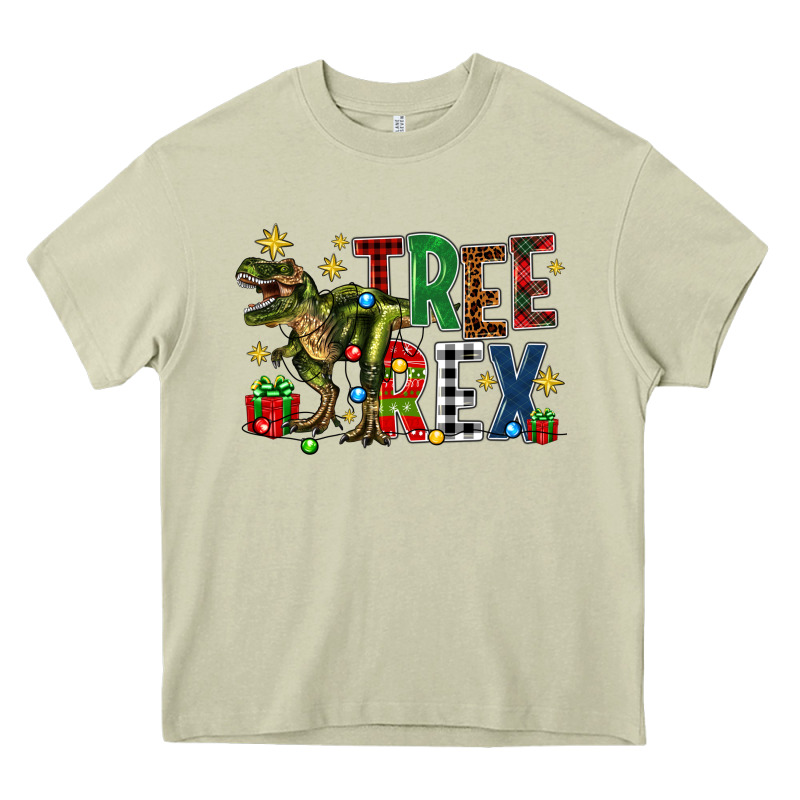 Tree Rex Coffee Drink Heavy Core Tee by Zillion Design Studio | Teevron