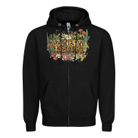 Black i got it from my mama Zipper Hoodie - NancyCooperArtShop