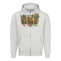 Dove Grey i got it from my mama Zipper Hoodie - NancyCooperArtShop