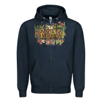Navy i got it from my mama Zipper Hoodie - NancyCooperArtShop