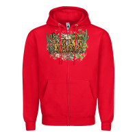 Red i got it from my mama Zipper Hoodie - NancyCooperArtShop