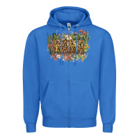 True Royal i got it from my mama Zipper Hoodie - NancyCooperArtShop