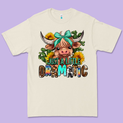 Just A Little Dramatic Premium Tee Designed By Adodesignshop