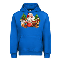 Cobalt christmas santa coffee cups Urban Hoodie - CowGirlArtShop