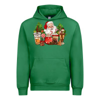 Emerald christmas santa coffee cups Urban Hoodie - CowGirlArtShop