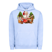 Pigment Grape Ice christmas santa coffee cups Urban Hoodie - CowGirlArtShop
