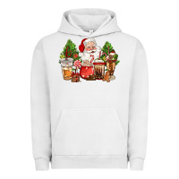 Pigment Lunar Rock christmas santa coffee cups Urban Hoodie - CowGirlArtShop