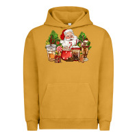 Pigment Peanut Butter christmas santa coffee cups Urban Hoodie - CowGirlArtShop