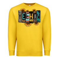 Lemon yeehaw license plate letters Premium Sweatshirt - Jasminsmagicworld