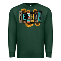 Sports Green yeehaw license plate letters Premium Sweatshirt - Jasminsmagicworld
