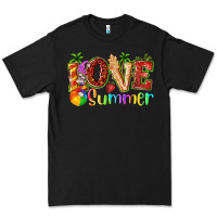 Black love summer with strawberry Premium Tee - texasbilliewilder