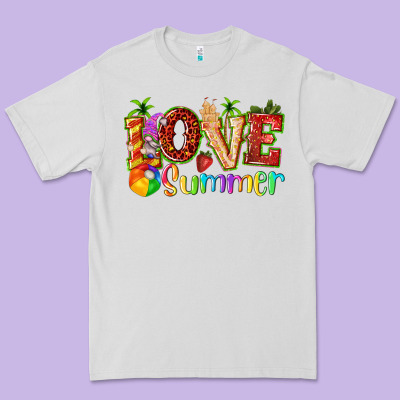 Love Summer With Strawberry Premium Tee Designed By Texasbilliewilder
