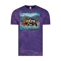 Cloud Purple papa bear tumbler Vintage Tee - Artiststas