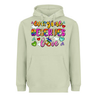 Matcha everyone deserves love Heavyweight Hoodie - Artiststas