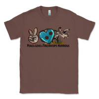 Chestnut peace love triceratops horridus Classic Tee - LillyAllenDesigns