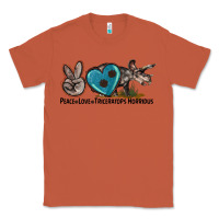 Copper peace love triceratops horridus Classic Tee - LillyAllenDesigns