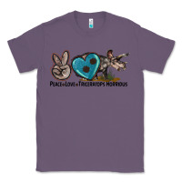 Lavender peace love triceratops horridus Classic Tee - LillyAllenDesigns