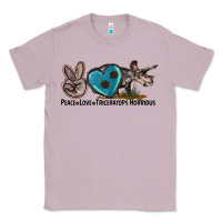 Lilac peace love triceratops horridus Classic Tee - LillyAllenDesigns