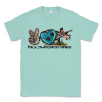 Peace Love Triceratops Horridus Classic Tee | Teevron