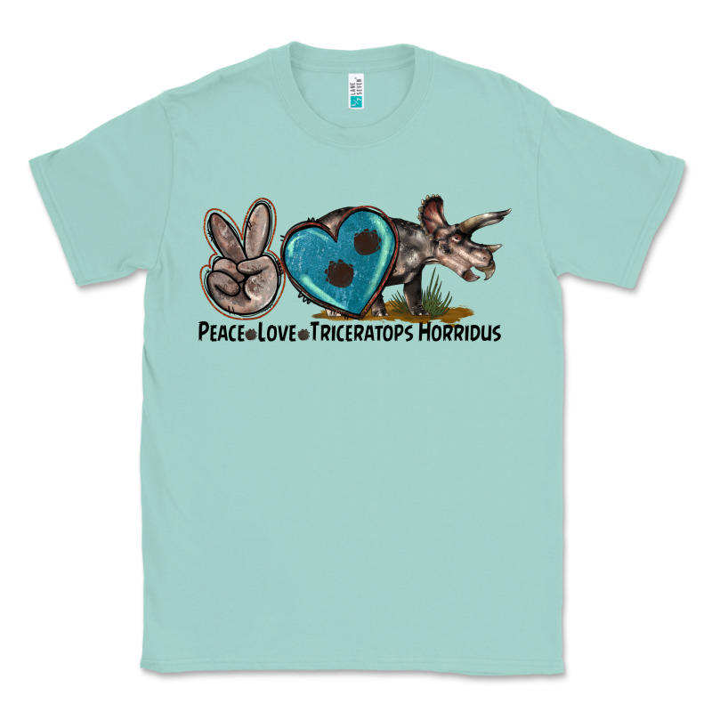 Peace Love Triceratops Horridus Classic Tee by LillyAllenDesigns | Teevron