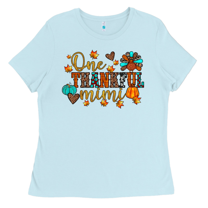 One Thankful Mimi Ladies Tee by JahusDesignShop | Teevron