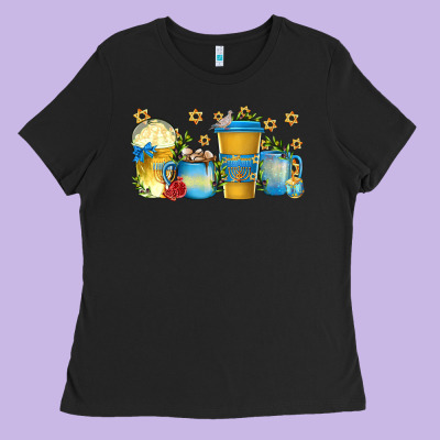 Ladies Tee hanukkah coffee cups