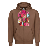 Chestnut birthday girl Zipper Hoodie - MaliasSmallBusiness