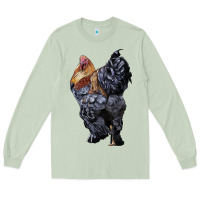 Matcha Brahma Rooster Long Sleeve Tee - LillyAllenDesigns