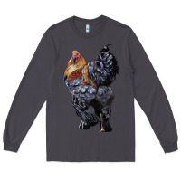 Smoke Brahma Rooster Long Sleeve Tee - LillyAllenDesigns