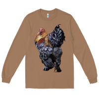 Toasted Coconut Brahma Rooster Long Sleeve Tee - LillyAllenDesigns