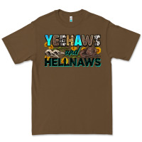 Cacao yeehaws and hellnaws Premium Tee - Zillion Design Studio