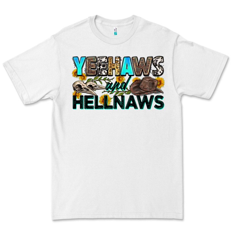 Yeehaws And Hellnaws Premium Tee by Zillion Design Studio | Teevron
