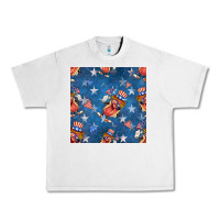 Lunar Rock 4th of july hotdog seamless pattern Urban Heavy Tee - BundleAndBundleShop