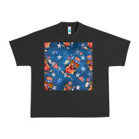 Pigment Black 4th of july hotdog seamless pattern Urban Heavy Tee - BundleAndBundleShop