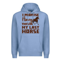 Colony Blue I Promise Honey This Is My Last Horse Premium Hoodie - Bettercallsaul