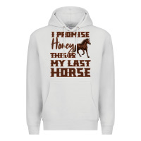 Dove Grey I Promise Honey This Is My Last Horse Premium Hoodie - Bettercallsaul