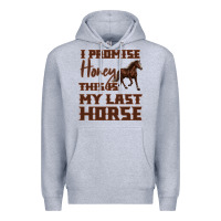 Heather Grey I Promise Honey This Is My Last Horse Premium Hoodie - Bettercallsaul