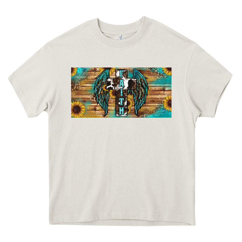 Wings Cross Faith Heavy Core Tee by RanaPortraitStore | Teevron
